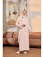 1924 Şal Hediyeli Lohusa Pijama, Gecelik, Sabahlık Set 3