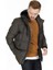 Kapüşonlu Suya ve Rüzgara Dayanıklı Soğuk Geçirmez Slim Fit Mont Erkek MONT 5717101 4