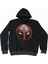 Deadpool No:5 Kapüşonlu Sweatshirt Hoodie Siyah 1