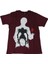 Death Note Ryuk Silhouette Tişört Bordo 1