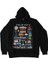 Friends Infographic Kapüşonlulu Sweatshirt Siyah 1