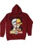 One Piece Pirate Vs Alliance Hoodie Kapüşonlu Sweatshirt Bordo 1