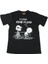 Peanuts I Love Pinkfloyd Tişört Siyah 1