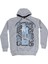Rick And Morty What A Waste Of Snakes Kapüşonlu Sweatshirt Hoodie Gri 1
