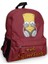 The Simpsons Bart Headphone Sırt Çantası Bordo 1