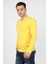 Erkek Süprem Uzun Kollu T-Shirt Sarı 3