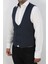 Antrasit Erkek Slim Fit Yelek Ve Bordo Papyon 1