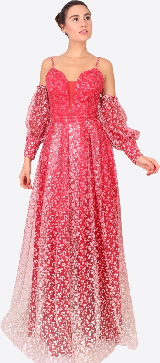 Gzn Fashion Abiye Elbise Kırmızı