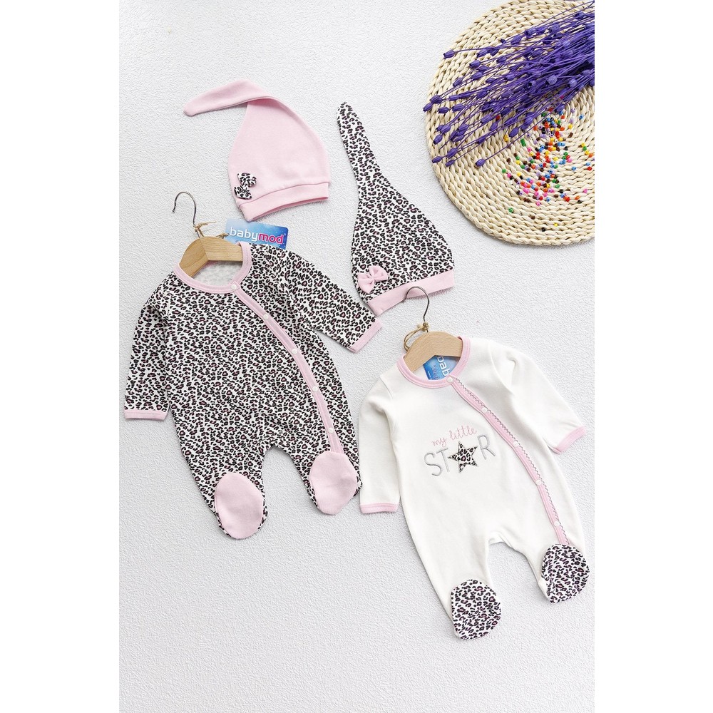 Babymod Leopar Desenli Uzun Kollu Ikili Kız Bebek Tulum Fiyatı Babymod Leopar Desenli Uzun Kollu Ikili Kız Bebek Tulum Fiyatı
