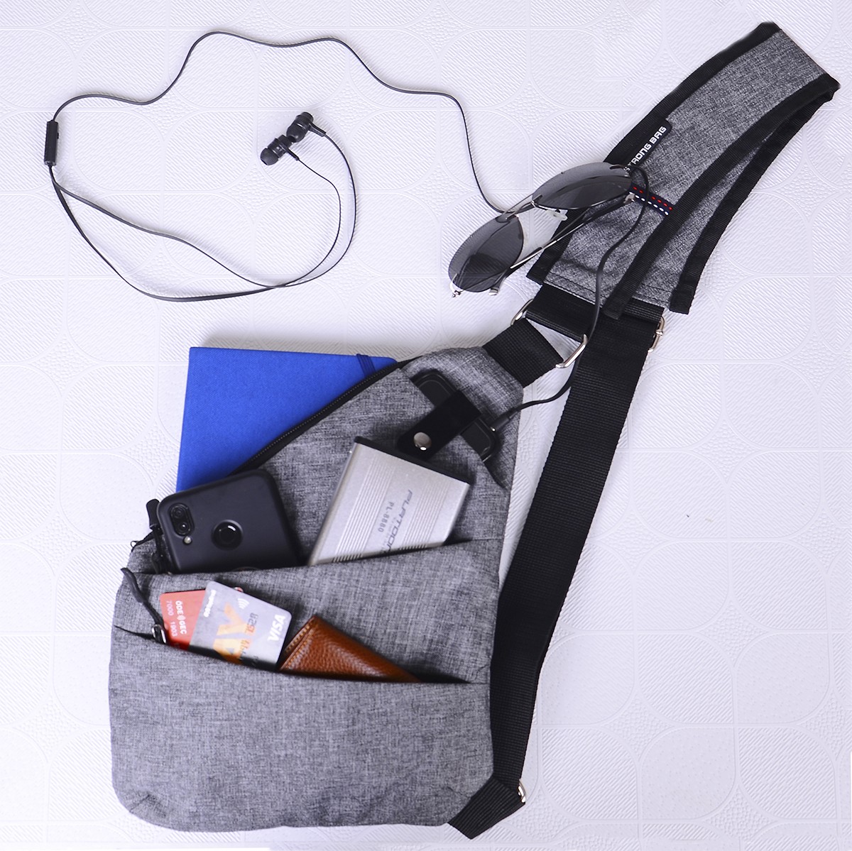 Strong Bag Strong Tek Omuz Çapraz Askılı Göğüs ve Sırt Çantası,body Bag Çanta görsel 7
