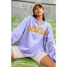 Madmext Mad Girls Lila Sweatshirt MG785