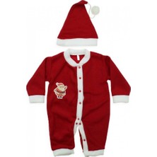 Denito Unisex Bebe Noel Kostüm Tulum 6/12 Ay