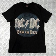 Stonedfame Ac-Dc Çift Baskılı T-Shirt