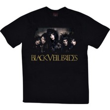 Stonedfame Black Veil Brides Baskılı T-Shirt