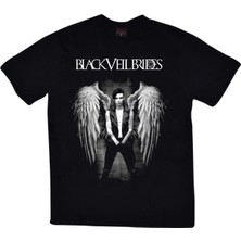 Stonedfame Black Veil Brides Baskılı T-Shirt