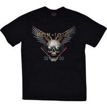 Stonedfame Bon Jovi Baskılı T-Shirt