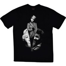 Stonedfame Charles - Marilyn Manson Baskılı T-Shirt