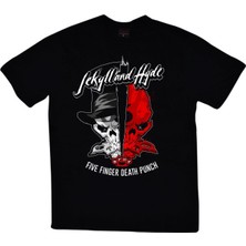 Stonedfame Five Finger Death Punch Baskılı T-Shirt