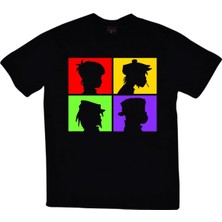 Stonedfame Gorillaz Baskılı T-Shirt