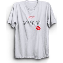 Stonedfame Gossip Girl Baskılı T-Shirt