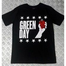 Stonedfame Green Day Baskılı T-Shirt
