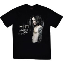 Stonedfame Him Baskılı T-Shirt