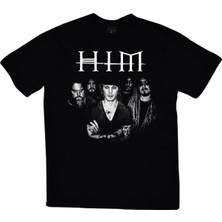Stonedfame Him Baskılı T-Shirt