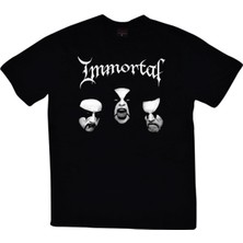 Stonedfame Immortal Baskılı T-Shirt