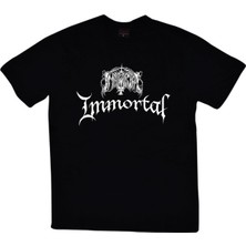 Stonedfame Immortal Baskılı T-Shirt