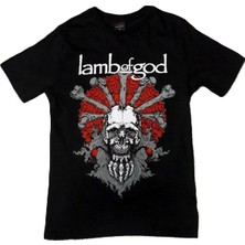 Stonedfame Lamb Of God Baskılı T-Shirt