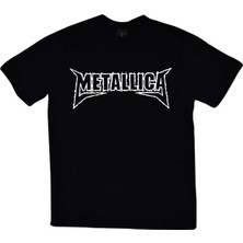 Stoned Metallica Baskılı T-Shirt