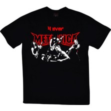 Stonedfame Metallica Baskılı T-Shirt
