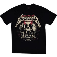 Stonedfame Metallica Baskılı T-Shirt
