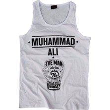 Stonedfame Muhammed Ali Baskılı Sıfır Kol T-Shirt