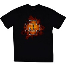 Stonedfame Rammstein Baskılı T-Shirt