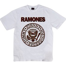 Stonedfame Ramones Baskılı T-Shirt