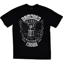 Stonedfame Ramones Baskılı T-Shirt