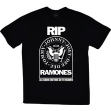 Stonedfame Ramones Baskılı T-Shirt