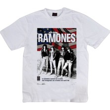 Stonedfame Ramones Baskılı T-Shirt