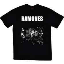 Stonedfame Ramones Baskılı T-Shirt