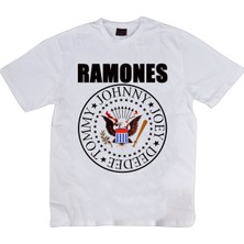 Stonedfame Ramones Baskılı T-Shirt