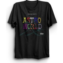 Stonedfame Travis Scott Astroworld Baskılı T-Shirt