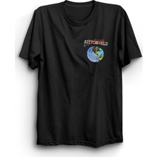 Stonedfame Travis Scott Astroworld Baskılı T-Shirt
