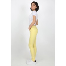 Balins Pensli Gabardin Pantolon Sarı