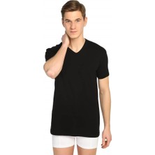 Tutku Poky Tutku Erkek 6'lı V Yaka Yarım Kollu Fanila Atlet