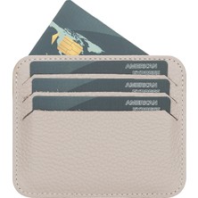 Bouletta Pedro Slim Unisex Deri Kartlık Erc3 Bej