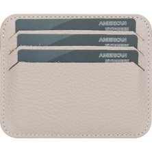 Bouletta Pedro Slim Unisex Deri Kartlık Erc3 Bej