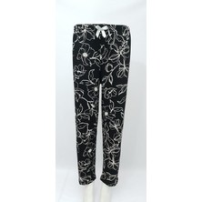 Nergiz Kadın Desenli Viskon Eşofman/ Pijama Altı