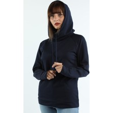 Balins Kadın Kapüşonlu Sweatshirt Lacivert