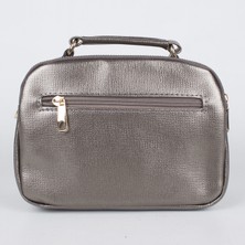 Bagacar Motto 1339 Bayan Çapraz El ve Omuz Çantası Gümüş